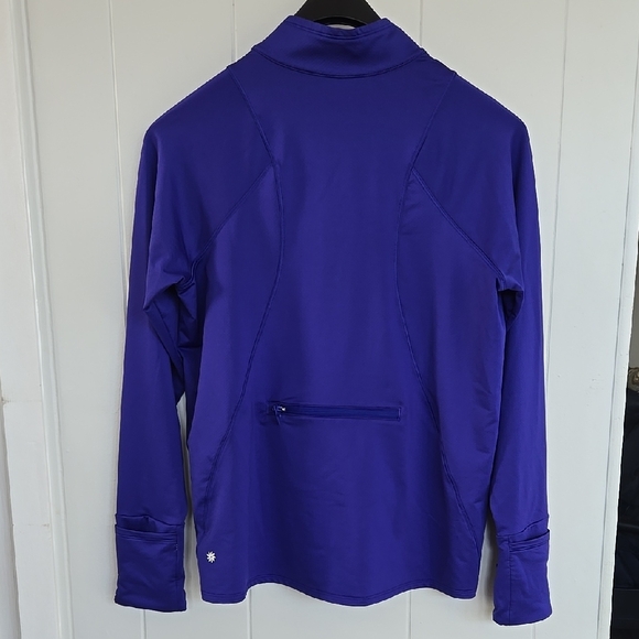 ATHLETA Women's Athleta Whistler Half Zip Hoodie, Noble Blue (Purple), Size L - Picture 11 of 16